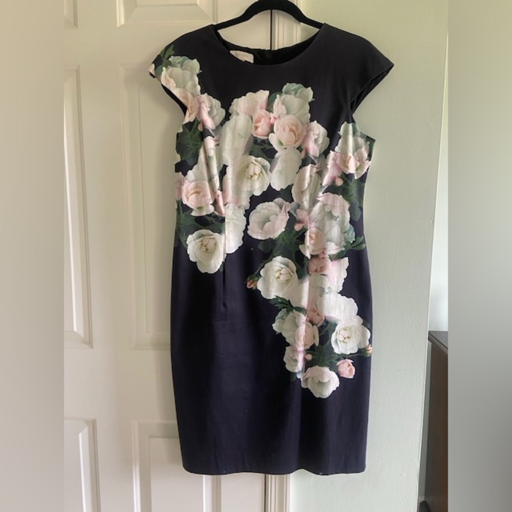 HOBBS LONDON Floral Sheath Dress  10